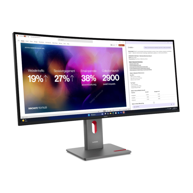 Monitor Lenovo ThinkVision P40wd-40 z kamerą ThinkVision MC60 (64B4GAT1EU-4XC1J05150)