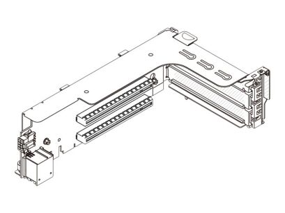 Lenovo ThinkSystem zestaw akcesoriów serwerowych PCIe G4 Riser 1/2 dla ThinkSystem SR650 V3; SR655 V3; SR665 V3 (4XH7A82894)