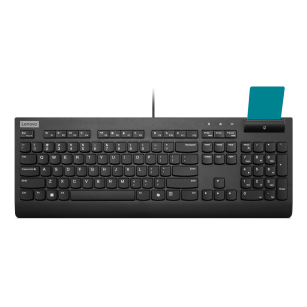 Klawiatura Lenovo przewodowa Smartcard Wired Keyboard II US z przyciskiem Copilot (4Y41R64685)