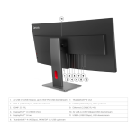 Monitor Lenovo ThinkVision P40wd-40 z kamerą ThinkVision MC60 (64B4ZAT1EU) - 8